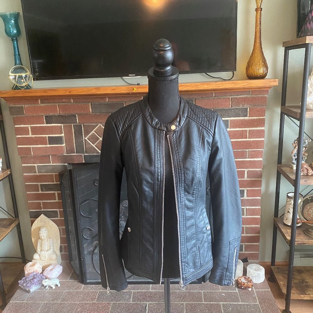 Selby Black faux leather jacket